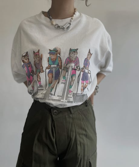 【USED】T Shirt "The cats of sanibel island" / 220806-018