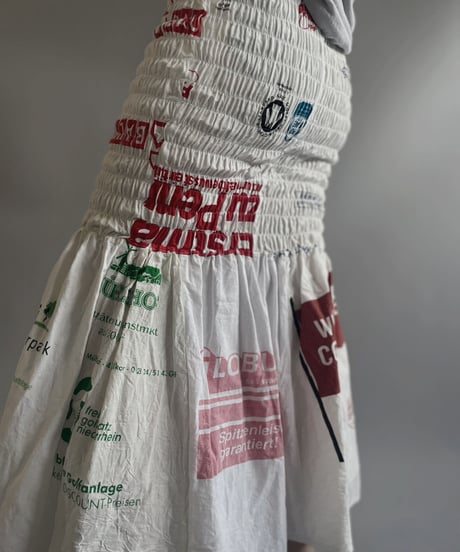 【RE;CIRCLE】RE Eco-Friendly Bag Shirring Skirt/ 230727-012