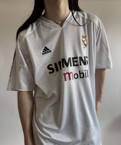 【USED】 adidas 03~04's Real Madrid CARLOS Soccer Shirt/ 250607-049