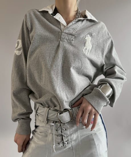 【USED】 Polo by Ralph Lauren Big Pony Rugby Shirt / 260502-007