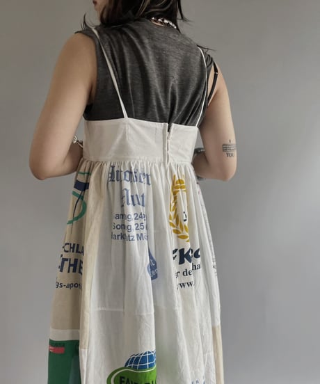 【RE;CIRCLE】RE Eco-Friendly Bag Camisole Long One-piece / 230622-001