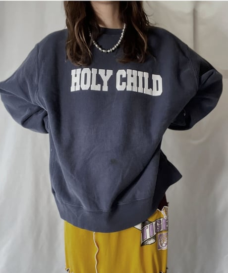 【USED】  Champion Reverse Weave Sweat HOLY CHIKD/211116-041