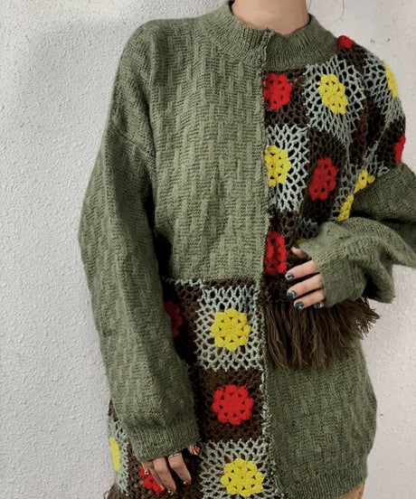 【RE;CIRCLE】 Granny Knit Sweater /210125-006