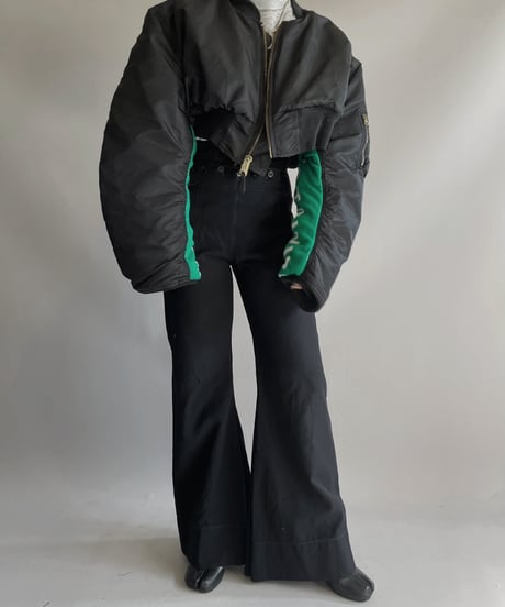 【RE;CIRCLE】 RE MA1×Soccer Muffler Short Jacket / 240118-014