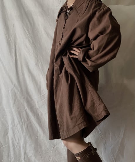 【USED】  Pull Over Army Shirt /210310-016