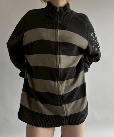 【USED】 Border Pattern Drivers Knit /251025-012