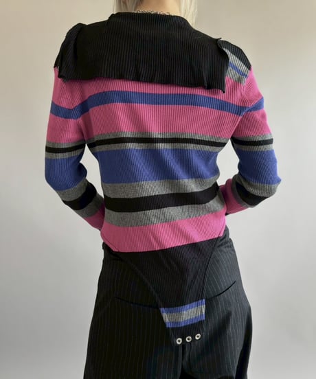 【RE;CIRCLE】 RE Rib Knit Leotard Top / 260416-002