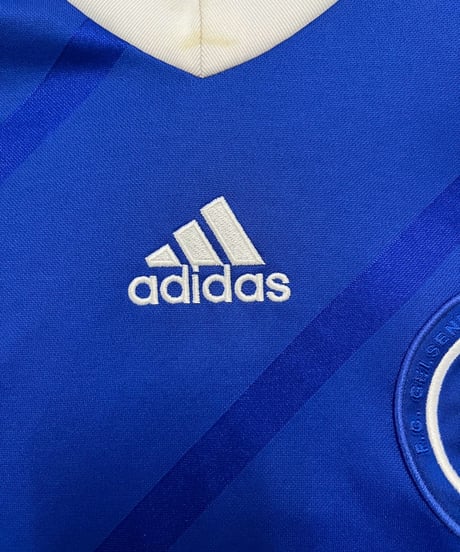 【USED】 adidas 12~13's Schalke 04 HUNTELAAR Soccer Shirt/ 250607-024