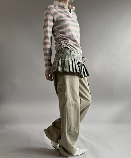 【RE;CIRCLE】 RE Military Camouflage Wrap Skirt / 260226-006