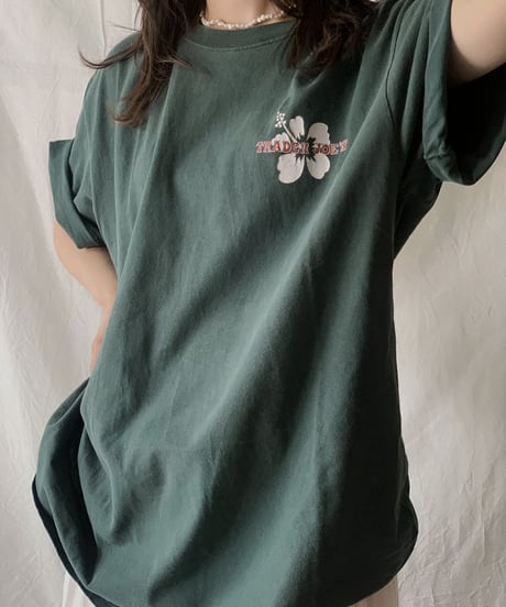 【USED】S/S T-shirt TRADER JOE'S /210602-013