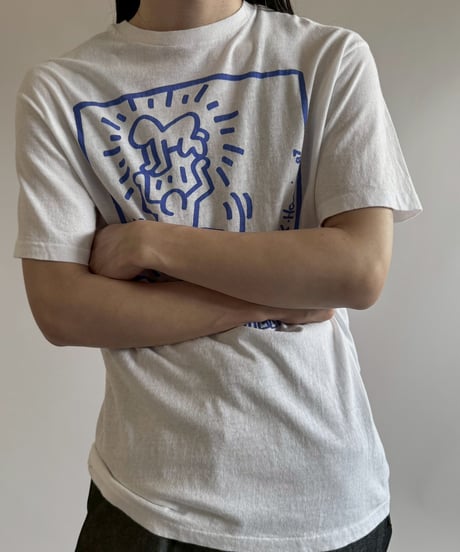 【USED】 Made in USA 87's Hanes KEITH HARING  T-Shirt /250621-032