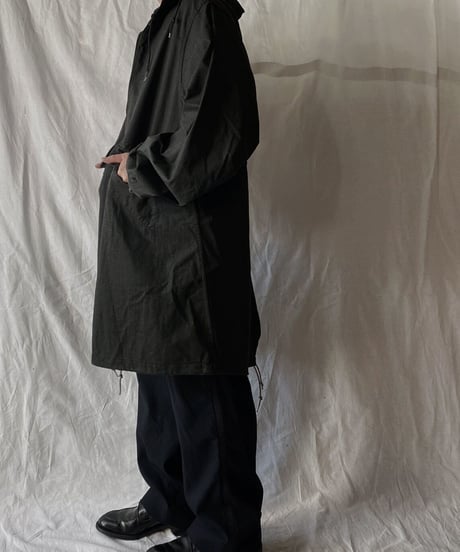 【USED】 Dyed Black US Night Camouflage Hoodie /210310-007