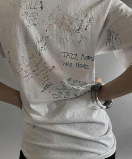 【USED】 S/S Message T-Shirt / 230817-010