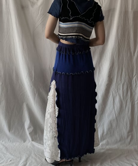 【USED】 S/S Lame Top/210414-017