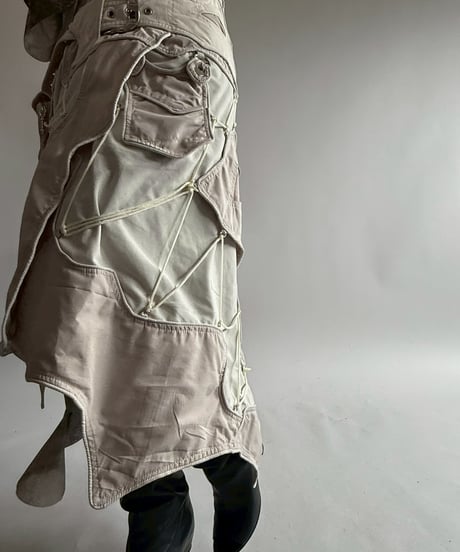 【USED】 Gimmick Design Hand Made Skirt  /250412-024