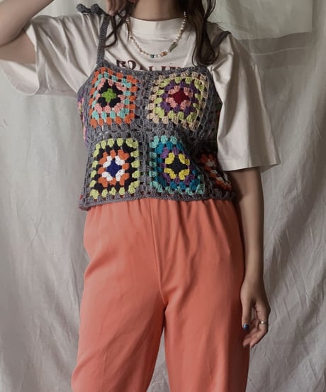 【NEW】 Granny Knit Bustier④/210421-023