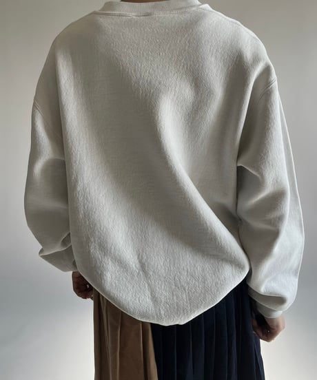 【USED】 Made in USA 90s Russell Athletic Hand Paint Sweat /250118-030