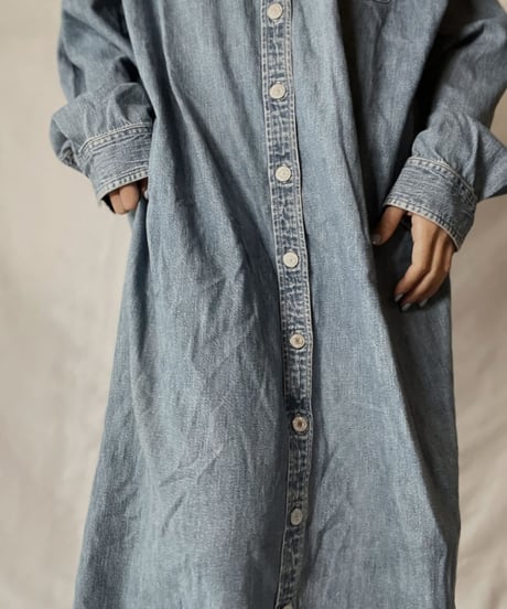 【USED】  Denim L/S One-piece/211014-054