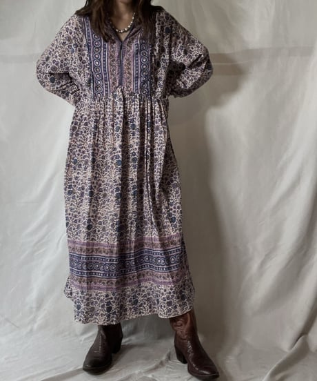 【USED】  Indy Cotton One-piece/211110-029