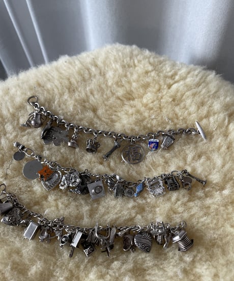 【USED】 Silver 925 Charm Bracelet / 221217-039