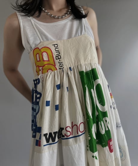 【RE;CIRCLE】RE Eco-Friendly Bag Camisole Long One-piece / 230622-012