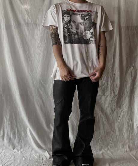【USED】 S/S T-shirt David Bowie "CHANGESBOWIE"/210526-005