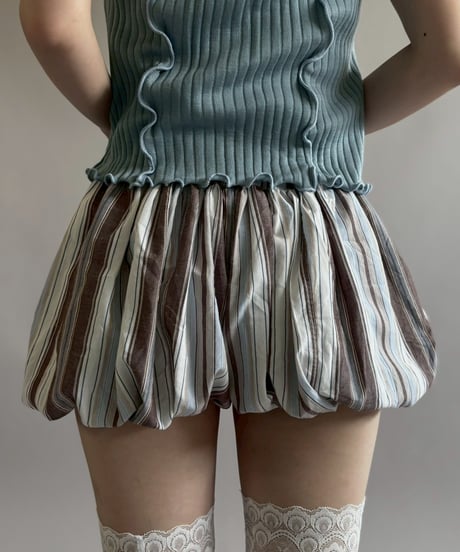 【RE;CIRCLE】 RE Stripe Balloon Pants / 260514-020