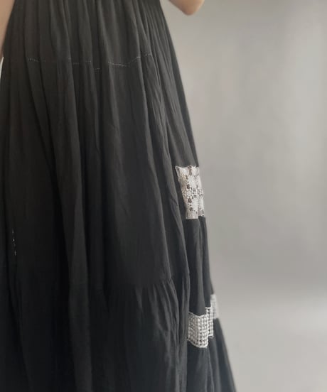 【RE;CIRCLE】 RE Sleeveless One-piece Black&White / 220901-017