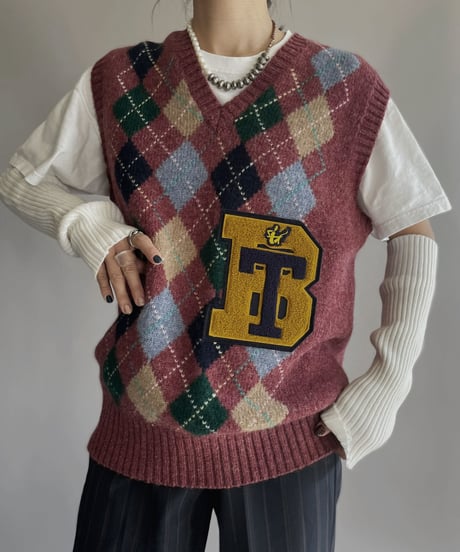 【RE;CIRCLE】 RE Wappen Wool Vest / 221103-002