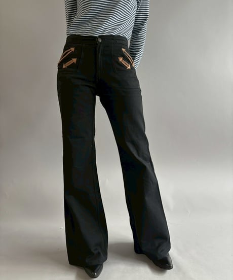 【USED】 Western Design Flare Pants / 260104-011