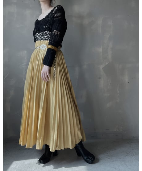 【USED】Poly Long Skirt/ 220319-016