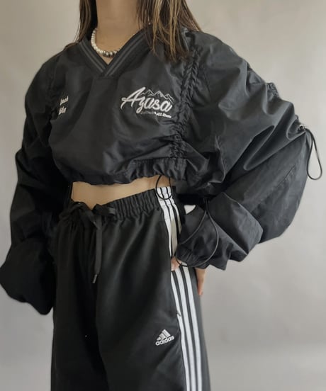 【RE;CIRCLE】 RE Nylon Drawcord Pullover Black / 230406-006