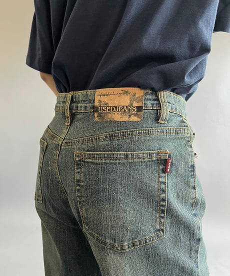 【USED 】Lame Flare Denim Pants/ 240824-046