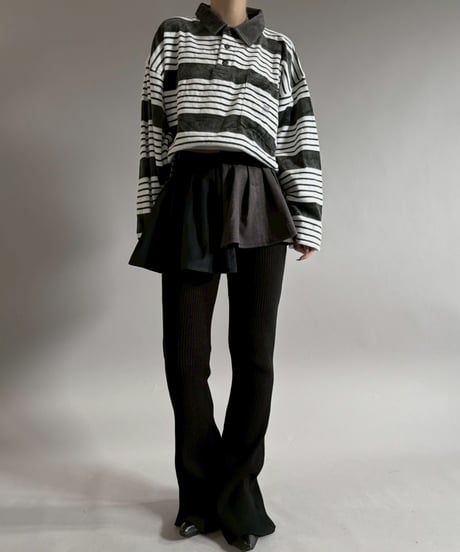 【RE;CIRCLE】 RE Suit Wrap Skirt Mini / 260129-014