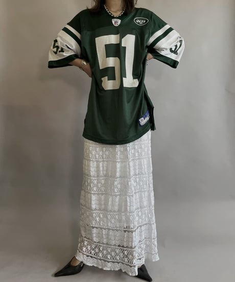 【USED】    Reebok NFL NY JETS Game Shirt / 230610-017