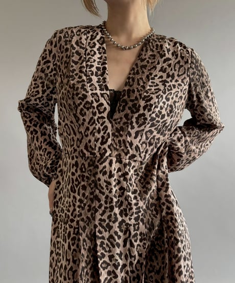 【USED】 Leopard Long One-Piece /251025-002