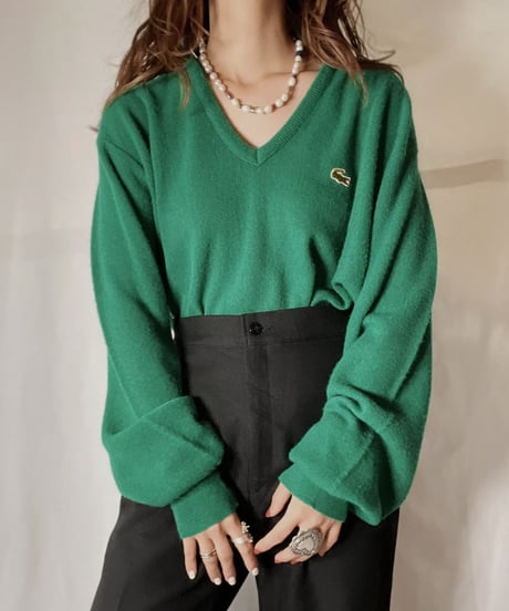 【USED】   LACOSTE Knit Top 13/211126-029
