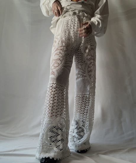 【RE;CIRCLE】 RE Lace Pants①/ 210801-040