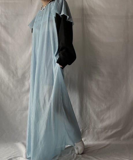 【USED】   Poly Pleats S/S One-piece/210926-002