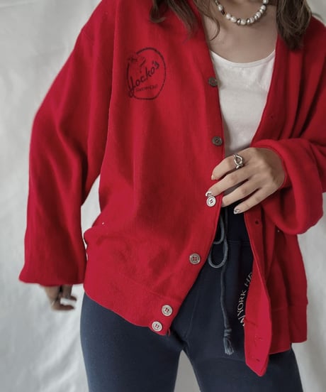 【USED】   THE FOX Acrylic Knit Cardigan/210930-021