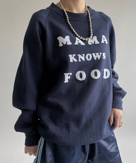 【USED】 Made in USA 90's Santee MAMA Sweat /250215-005