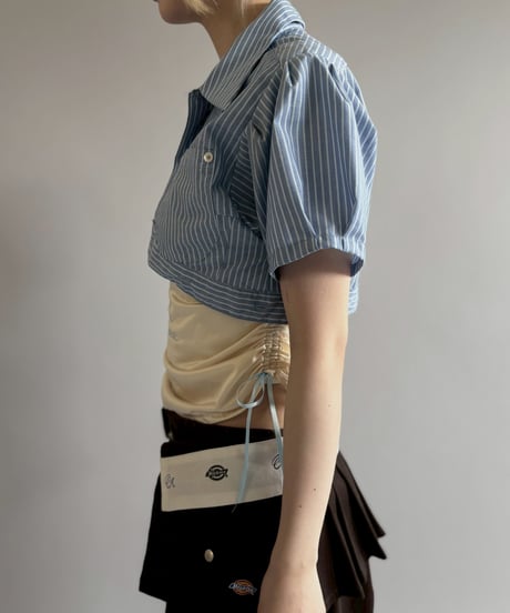 【Chinatsu Aoyama】 RE Makers Shirt Stripe/ 260702-029