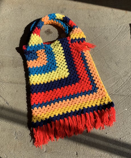 【RE;CIRCLE】 Granny Knit Bag ③ /210125-0013