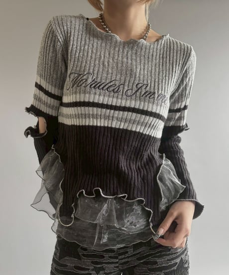 【RE;CIRCLE】 RE Mellow Knit Top /  251023-018