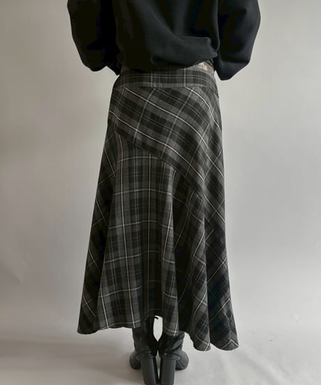 【USED】 Plaid Skirt / 251220-014