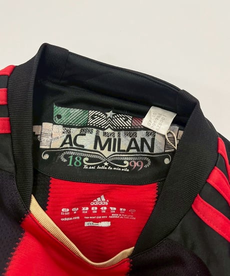 【USED】 10~11's adidas AC Milan Soccer Shirt/ 250607-027