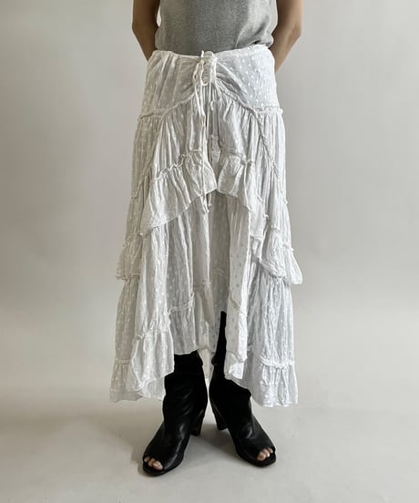 【USED】 Tiered Long Skirt  /250419-004