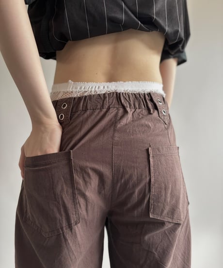【USED】 Zip Design Pants / 250607-005