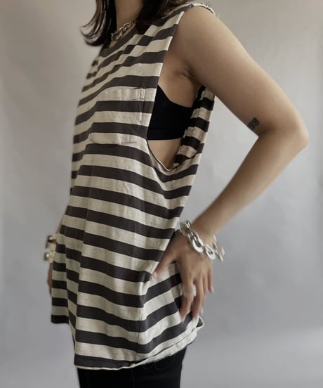 【USED】 Striped Tank Top / 230520-016