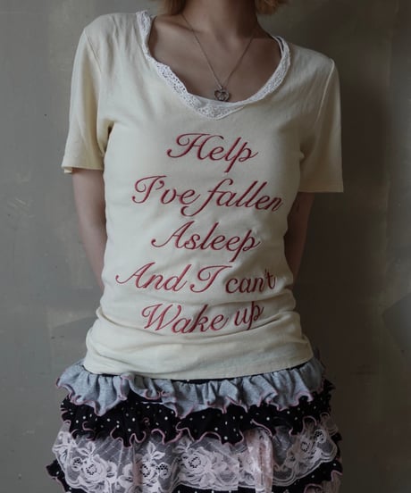 【RE;CIRCLE】 Re Embroidered T-Shirt /  250724-028